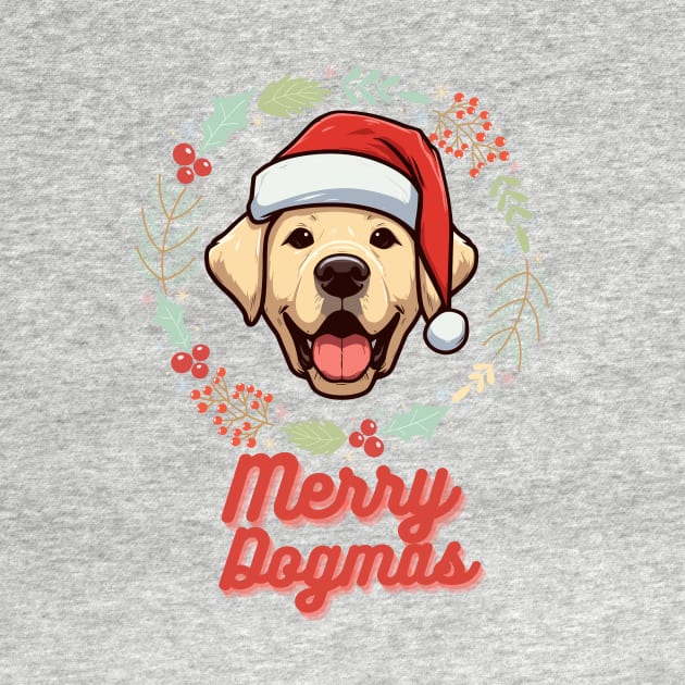 Labrador Merry Christmas by Binsy